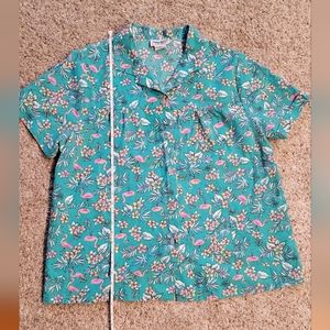 🦩Floral Flamingo House Coat🦩🌺